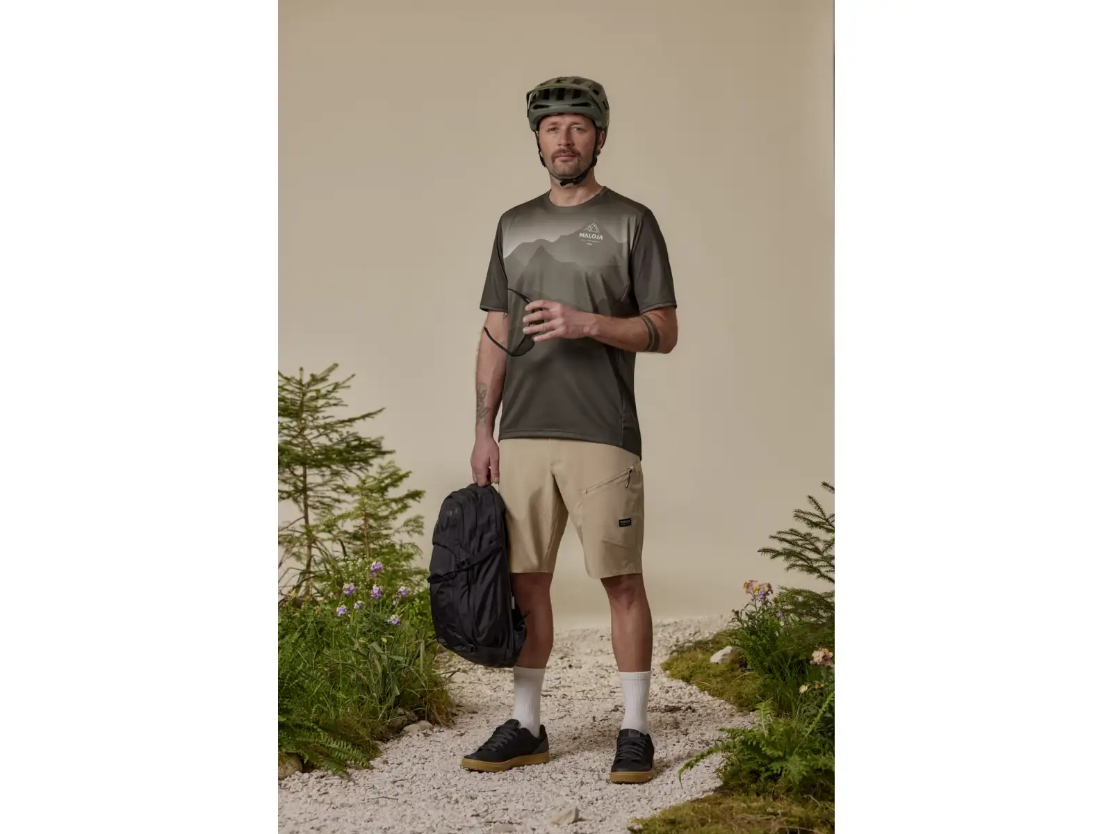 Maloja FuornM. pánské kraťasy Gravel