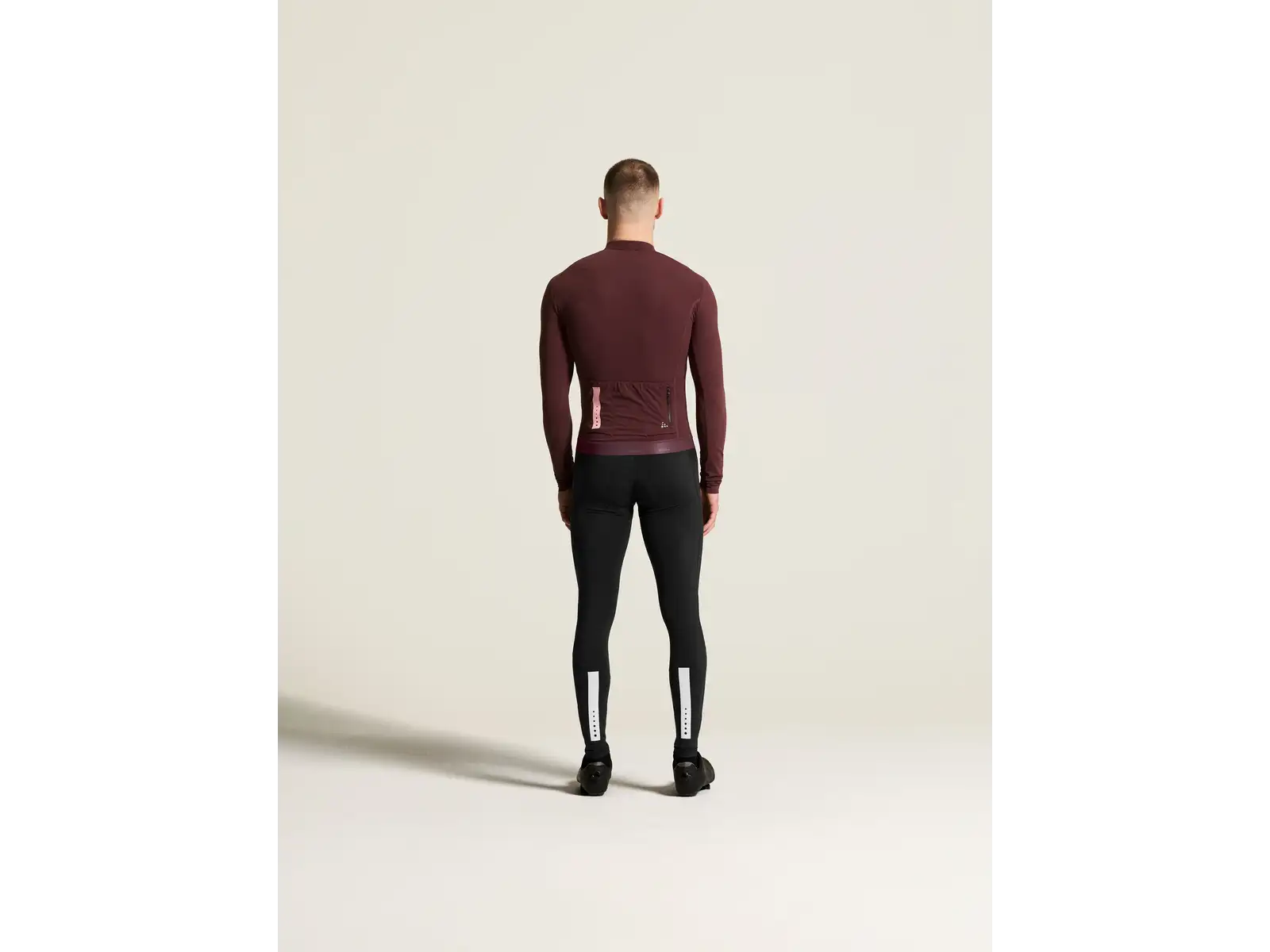 Craft Endur Training pánský dres dlouhý rukáv červená
