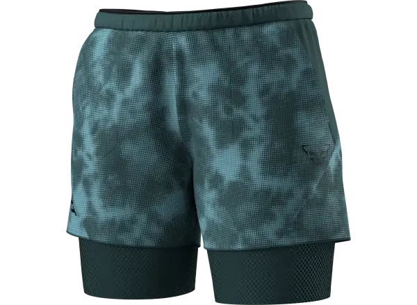 Dynafit Trail Reflective 2v1 dámské běžecké kraťasy Cinder
