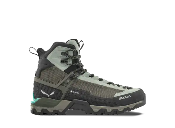 Salewa Mountain Trainer 3 Tech Mid GTX dámské turistické boty Shadow/Faded Green