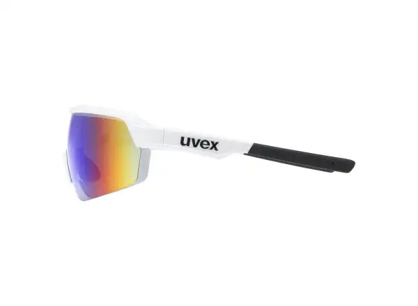 Uvex Sportstyle 227 brýle White Mat/Mirror Blue (Cat. 3)