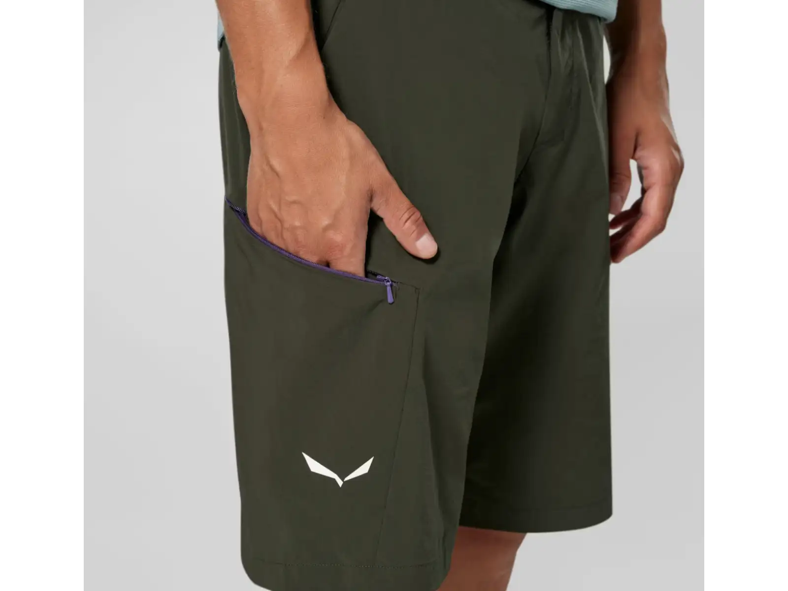Salewa Pedroc 4 Durastrech Cargo pánské kraťasy Dark Olive