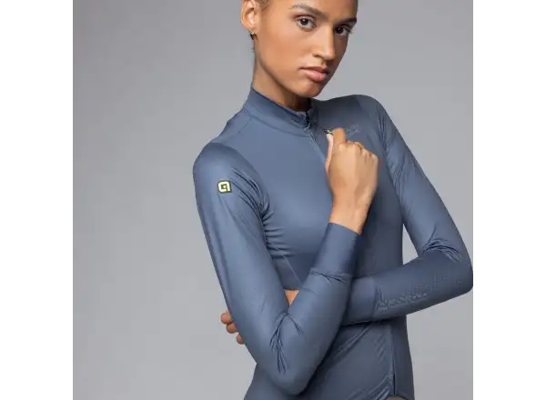 Alé PR-E Follow Me 2.0 dámský zateplený dres dlouhý rukáv Powder Blue