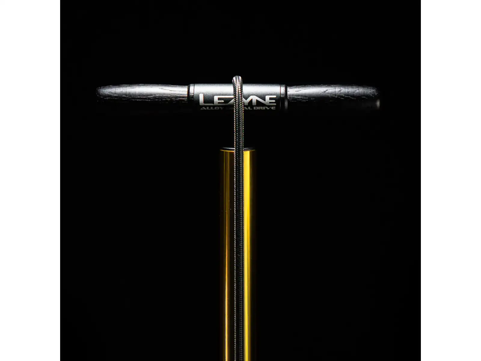 Lezyne 18K Digital Drive dílenská pumpa GOLD/BLACK
