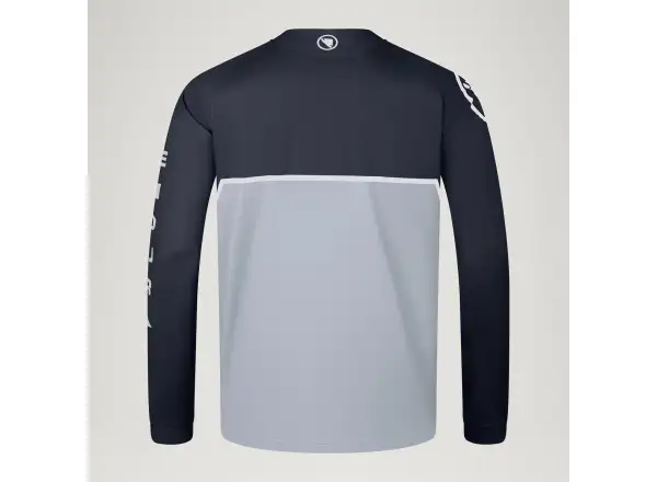 Endura Core Printed L/S Tee pánský dres dlouhý rukáv Black