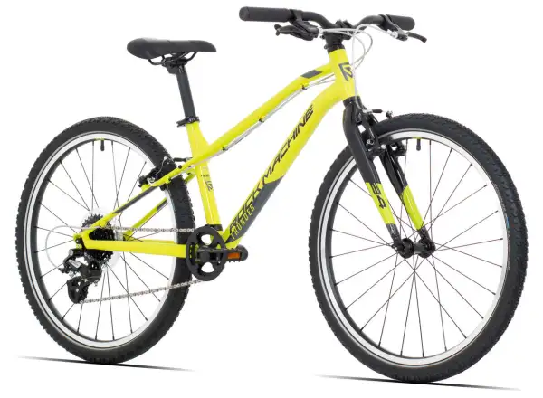 Rock Machine Thunder 24 dětské kolo yellow/black VZOREK