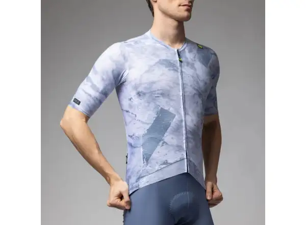 Alé PR-E Marble pánský dres krátký rukáv Steel Blue