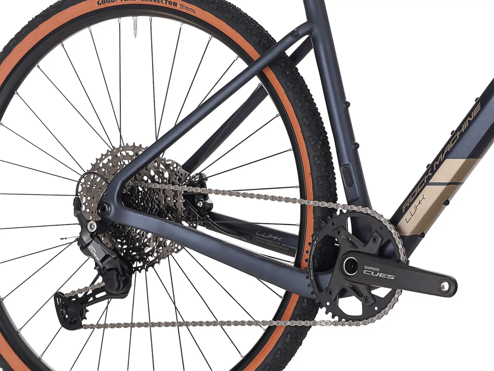 Rock Machine Lukk Cr 30 gravel kolo Matte Deep Ocean Blue