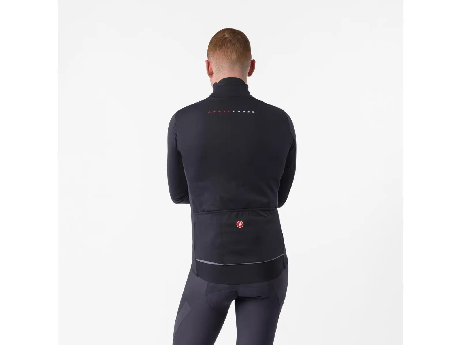 Castelli Alpha 150 Jacket pánská bunda Light Black/Black