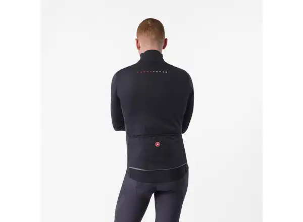 Castelli Alpha 150 Jacket pánská bunda Light Black/Black