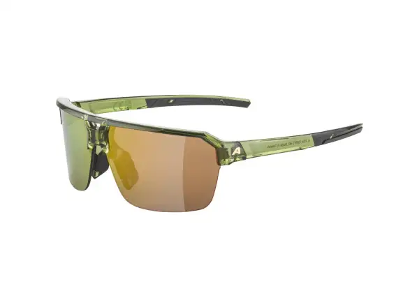Alpina Swift HR brýle Green Transparent Gloss