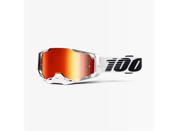 100% Armega MX / MTB brýle Lightsaber/Red Mirror Lens
