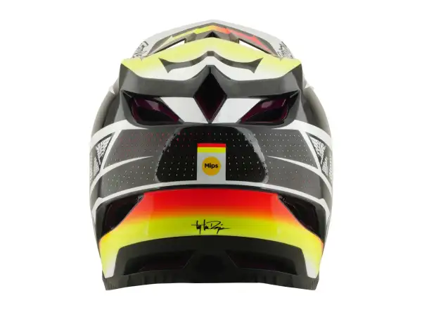 Troy Lee Designs D4 Carbon MIPS přilba Lined up Black