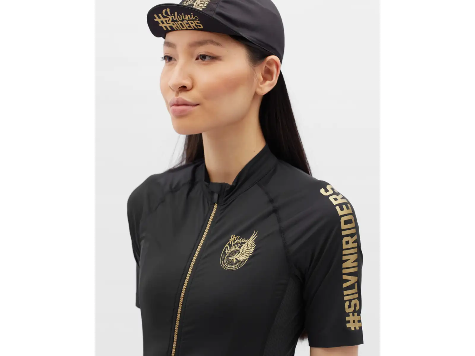 Silvini Mottolina dámský dres krátký rukáv Black/Gold