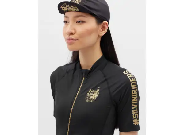 Silvini Mottolina dámský dres krátký rukáv Black/Gold