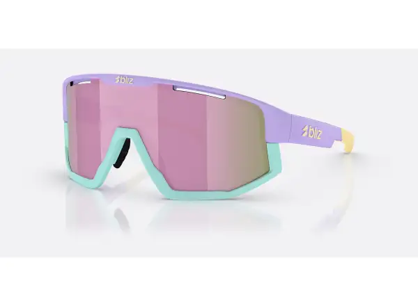 Bliz Fusion Small sluneční brýle Matt Pastel Purple/Brown&Rose Mirror