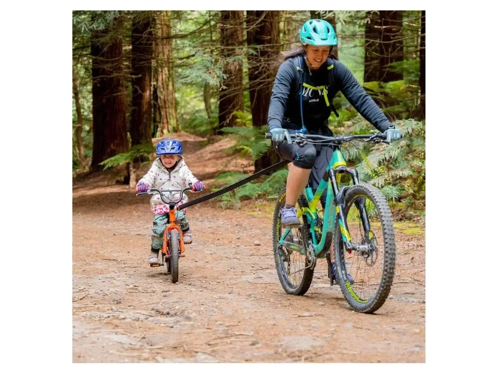 Kids Ride Shotgun Quick Fit tažné lano černá