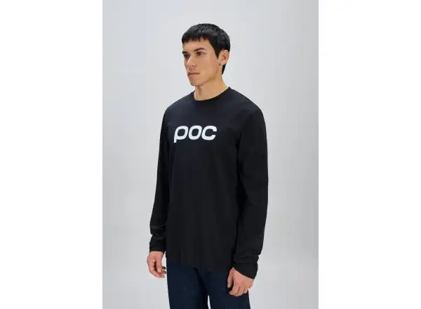 POC L/S Tee triko s dlouhým rukávem Uranium Black
