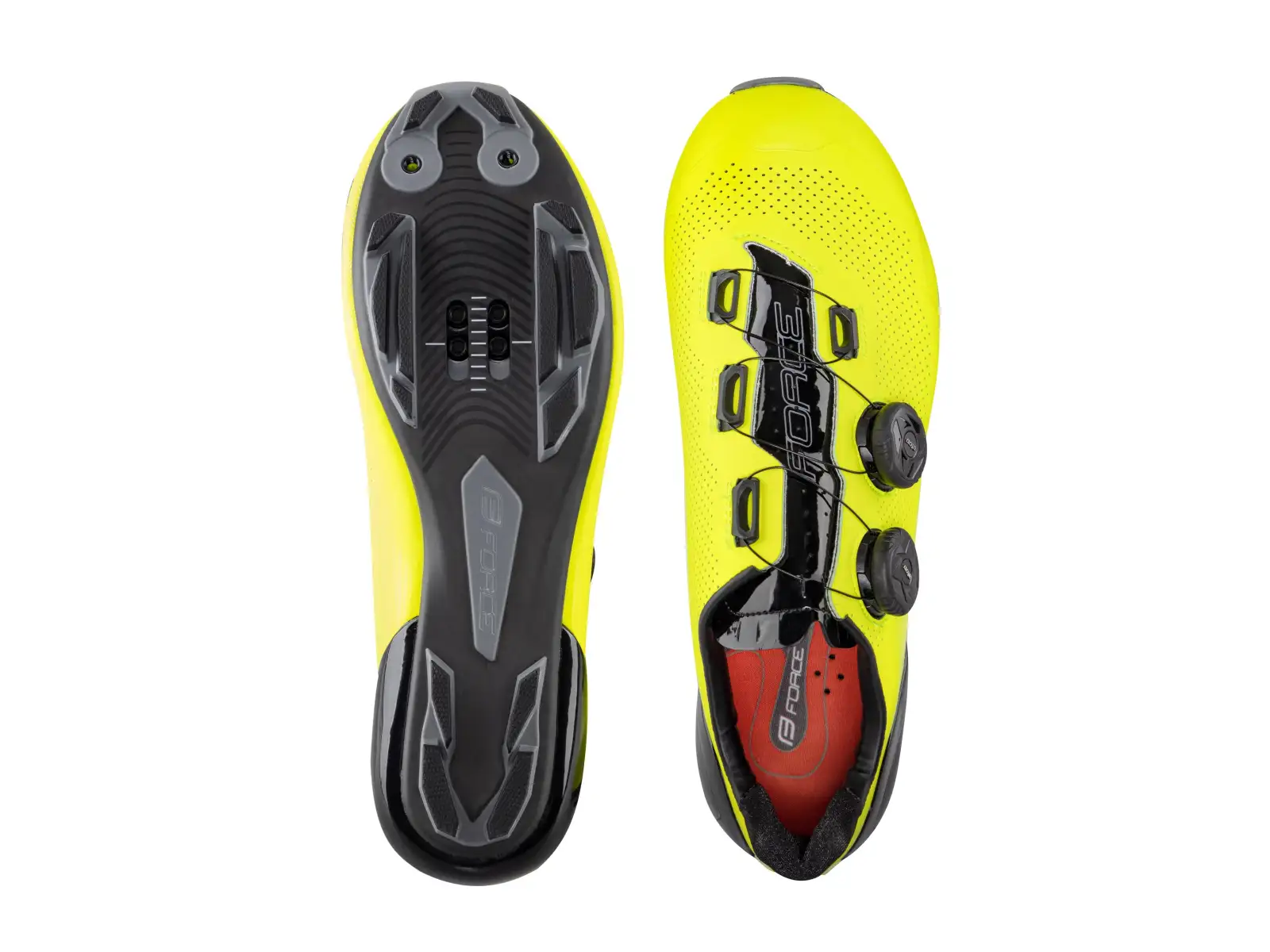 Force Warrior Carbon MTB pánské tretry Fluo