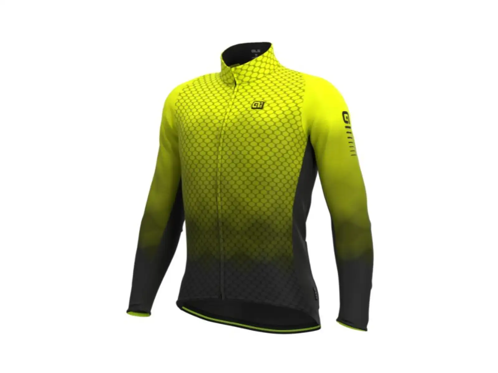 ALÉ R-EV1 Clima Protection 2.0. Velocity Wind G+ zateplený dres dlouhý rukáv fluo