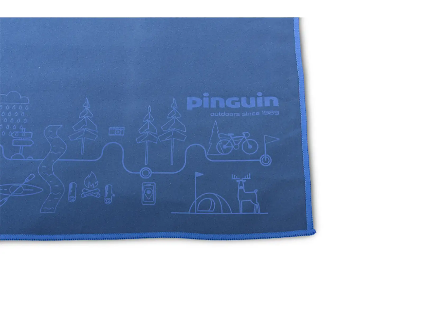 Pinguin ručník L mapa navy