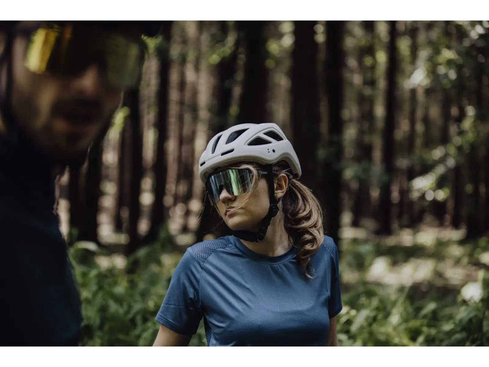 Force Ibex Mtb přilba béžová matná
