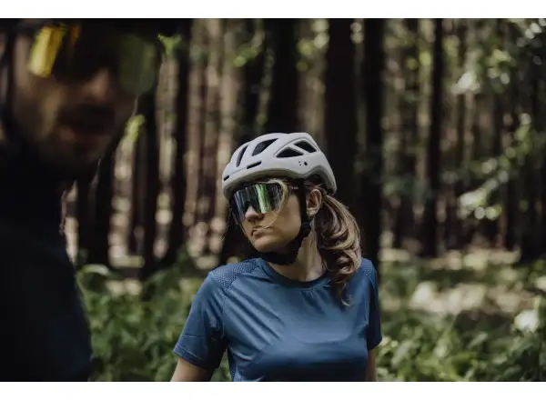 Force Ibex Mtb přilba béžová matná