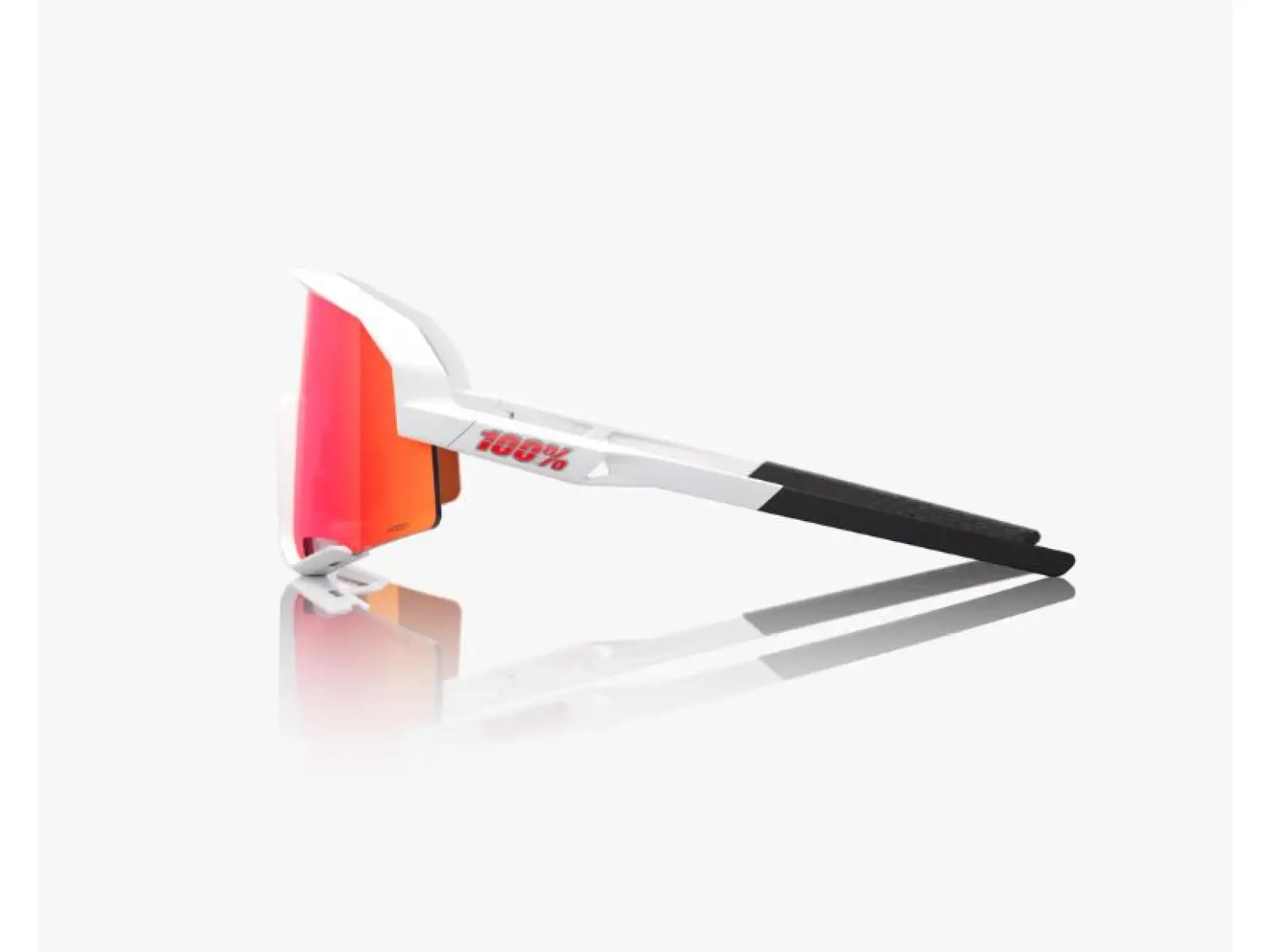 100% Slendale brýle Matt White/HiPER Red Multilayer Mirror