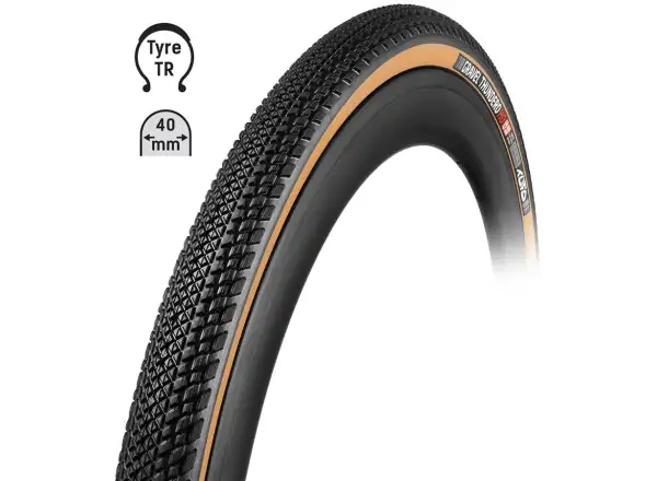Tufo Gravel Thundero HD gravel plášť kevlar černá/béžová