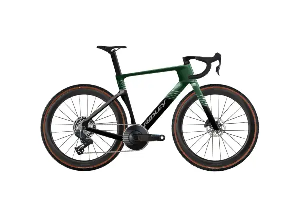 Ridley KANZO Fast 2.0 Force XPLR gravel kolo Stellar Green/UD Carbon/Silver