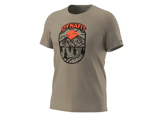 Dynafit Graphic Cotton pánské triko krátký rukáv Fallen Rock/Horizon