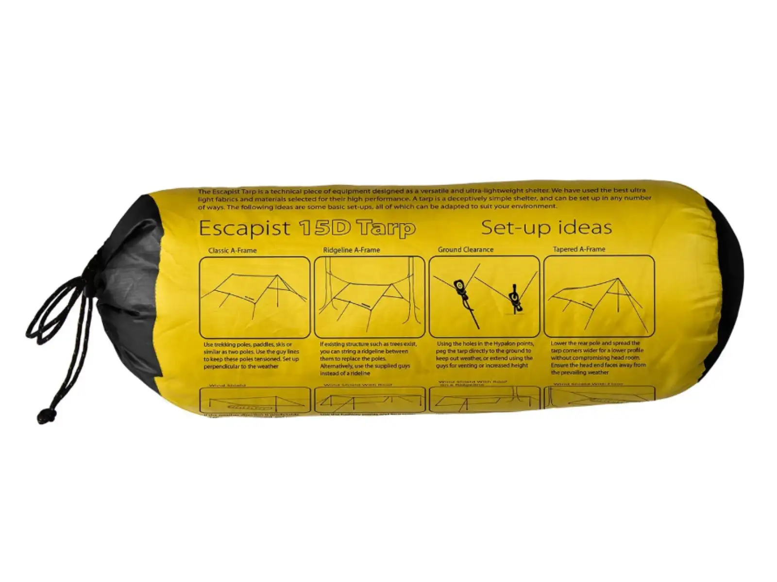 Sea to Summit Escapist 15D Tarp Large plachtový přístřešek Lime
