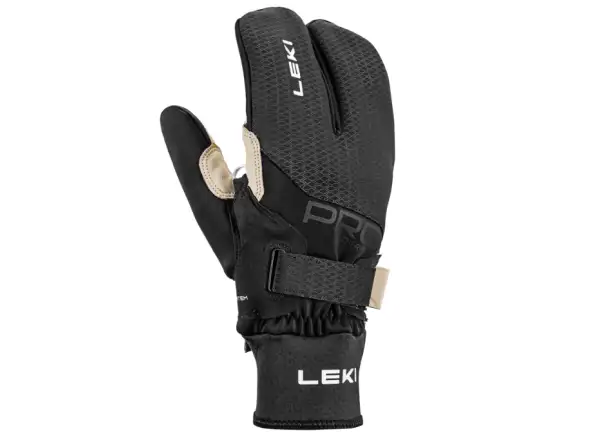 Leki PRC Premium ThermoPlus Shark Lobster běžecké rukavice Black-Sand