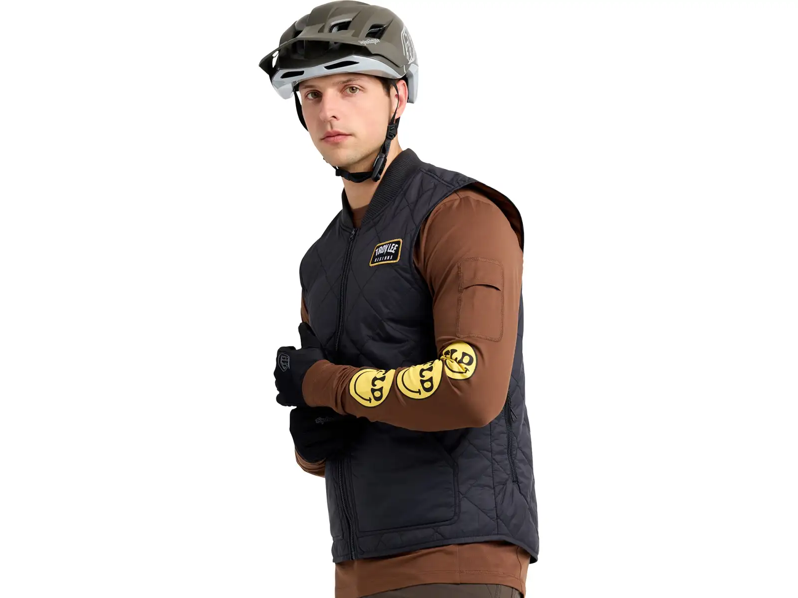 Troy Lee Designs Ruckus Ride Vest pánská vesta Mono Carbon