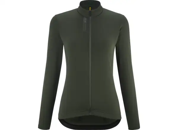 Mavic Aksium Thermo dámský dres dlouhý rukáv Christmas Green