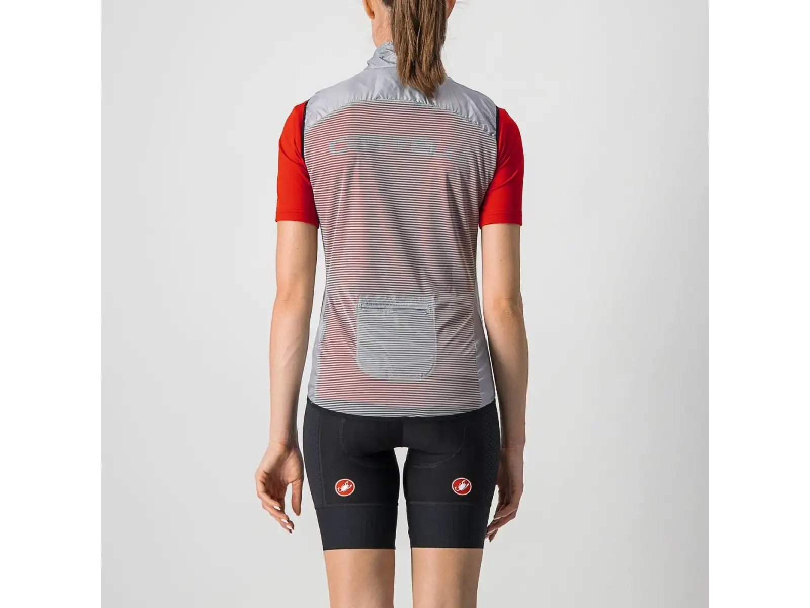 Castelli Aria dámská vesta Silver Gray