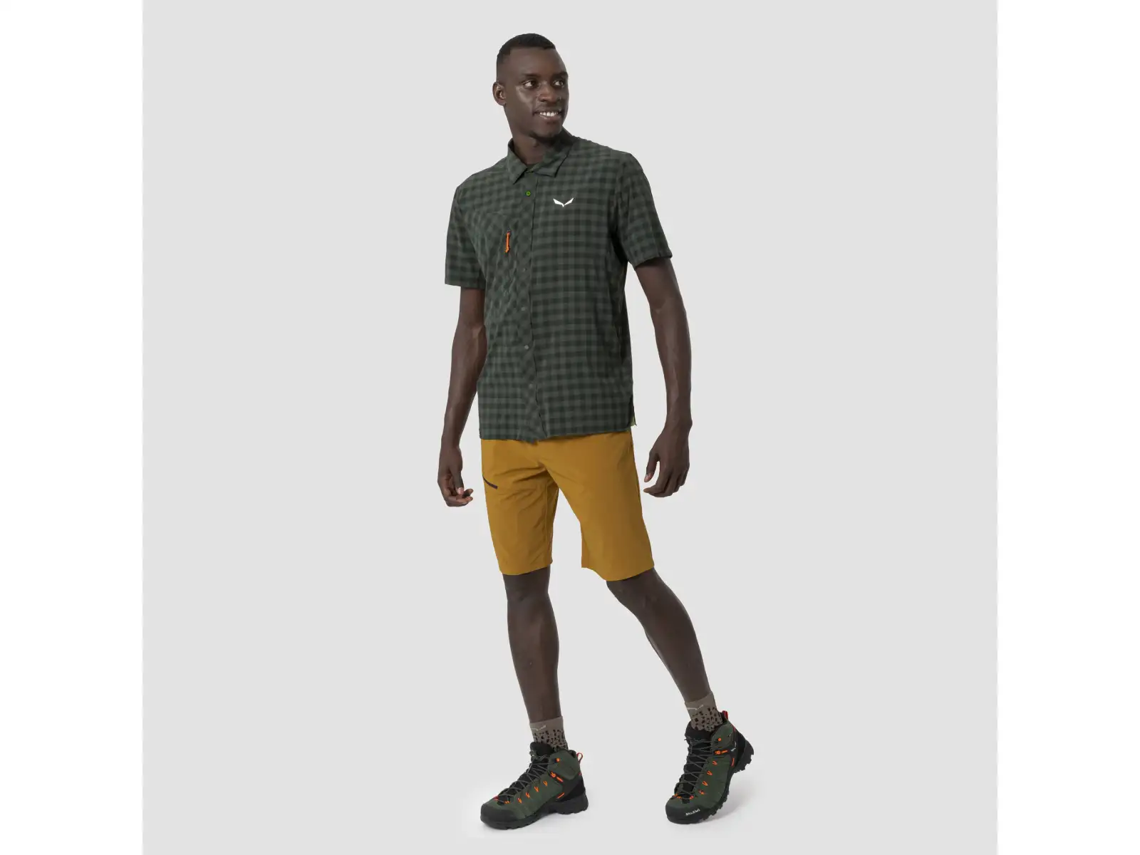 Salewa Puez Dry pánská košile Dark Olive