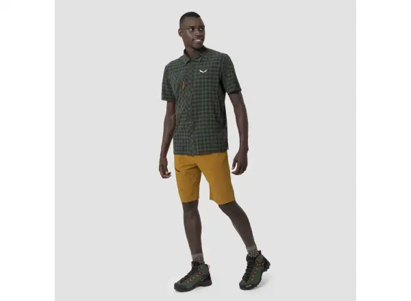 Salewa Puez Dry pánská košile Dark Olive