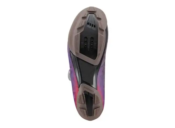 Shimano SH-RX600 dámské gravel tretry šedá/lila
