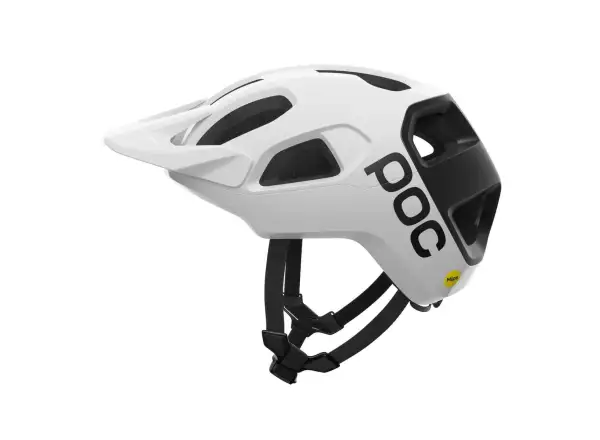 POC Cularis přilba Hydrogen White/Uranium Black Matt/Logo