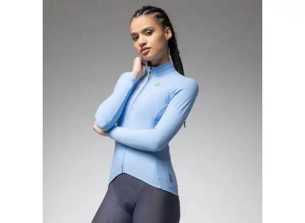 Alé R-EV1 Warm Race 2.0 dámský zateplený dres dlouhý rukáv Sky Blue