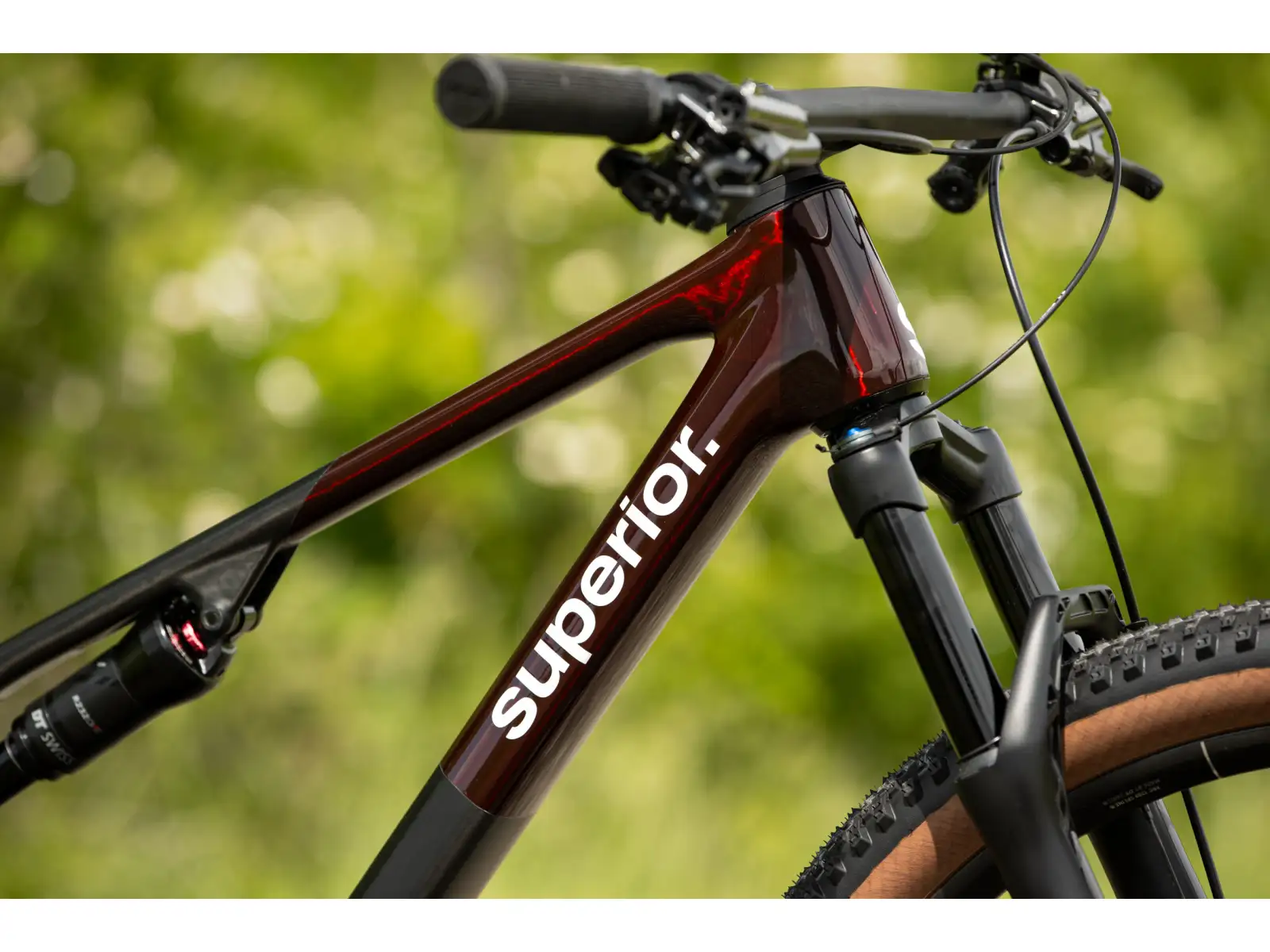 Superior XF 9.9 Team horské kolo Gloss Carbon/Red Carbon