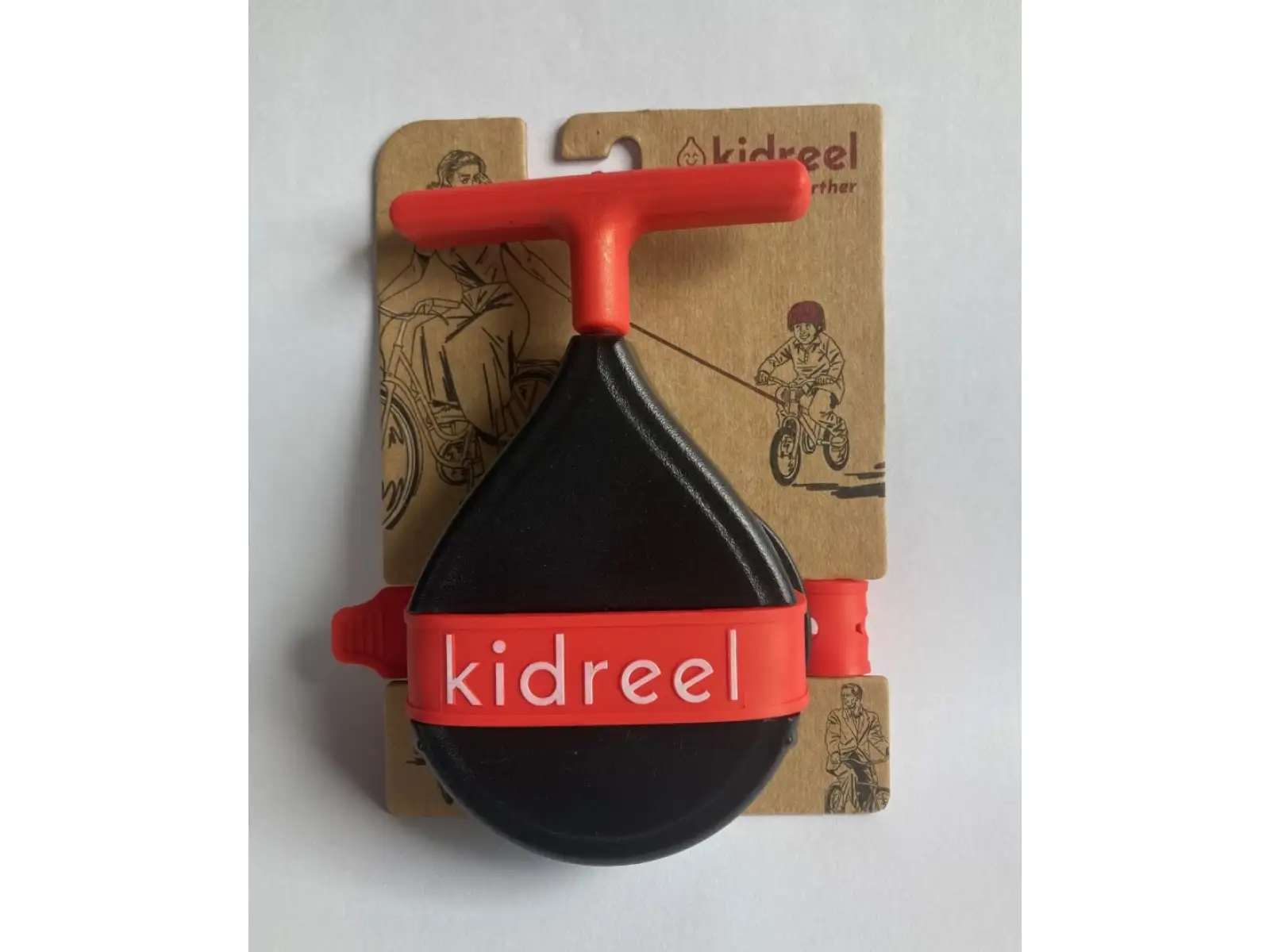 Kidreel naviják pro dětská kola červená