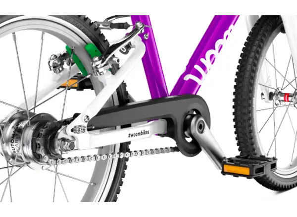 Woom 3 Automagic dětské kolo 16" Purple