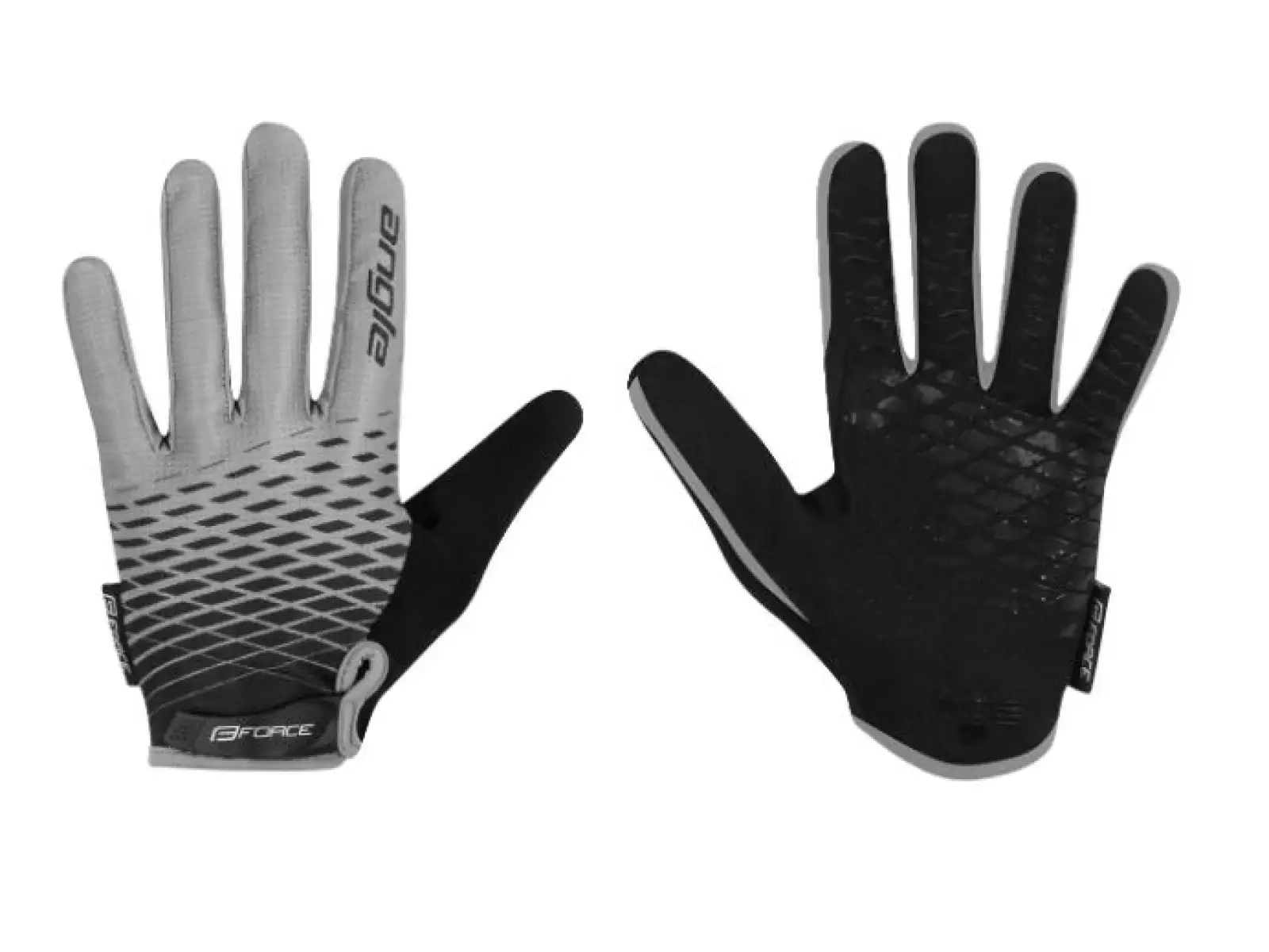 Force Angle MTB rukavice šedo/černá
