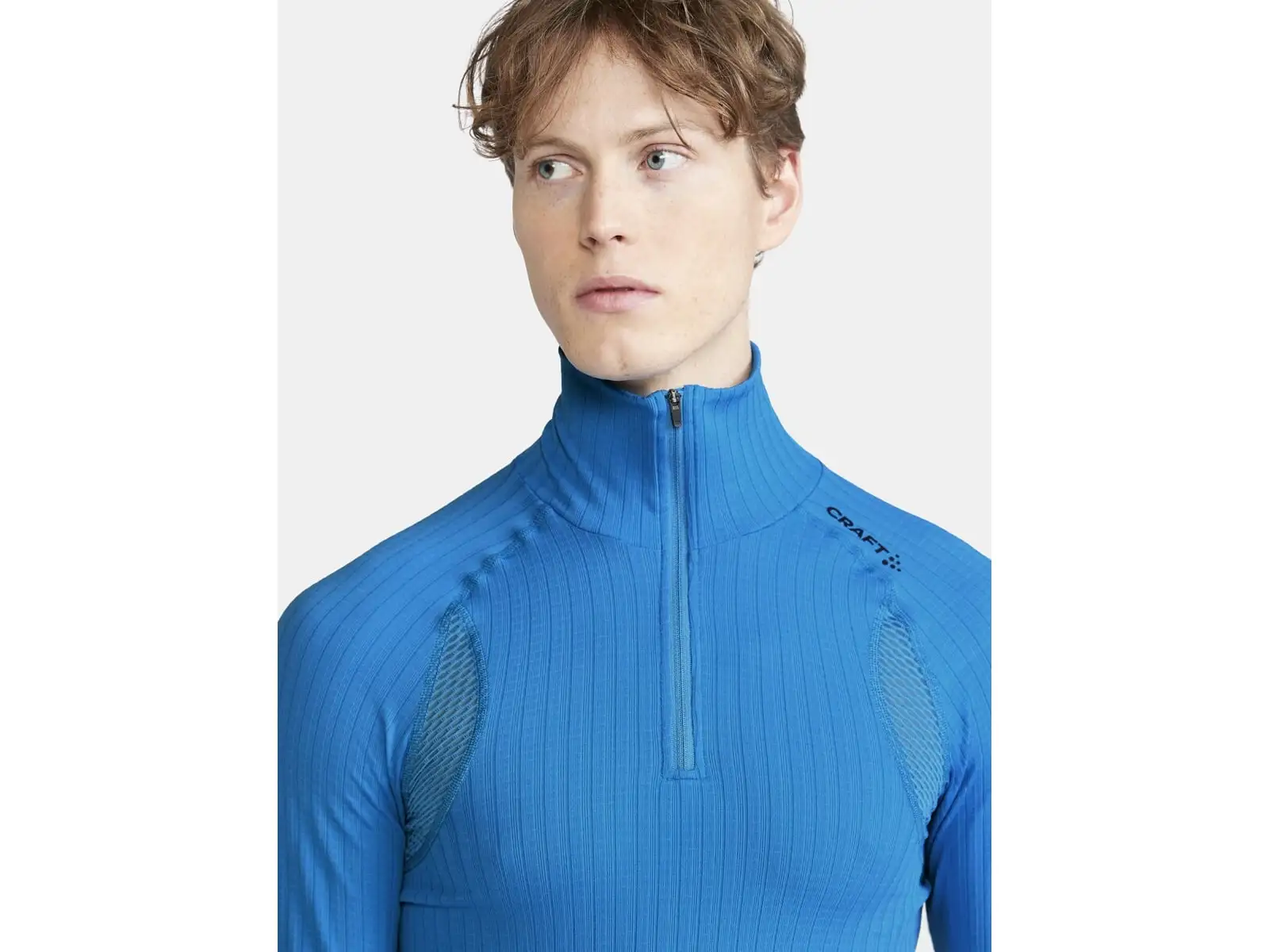 Craft Active Extreme X Zip pánské triko dlouhý rukáv modrá