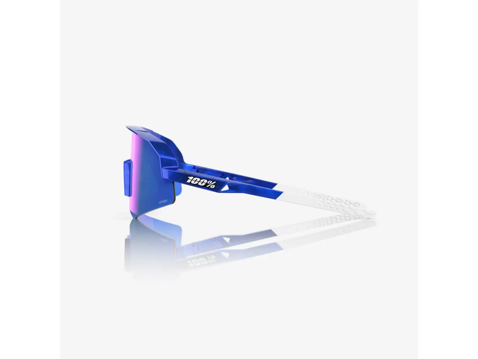 100% Slendale SL brýle RBH Gloss Blue Holographic/HiPER Royal Blue Mirror Lens