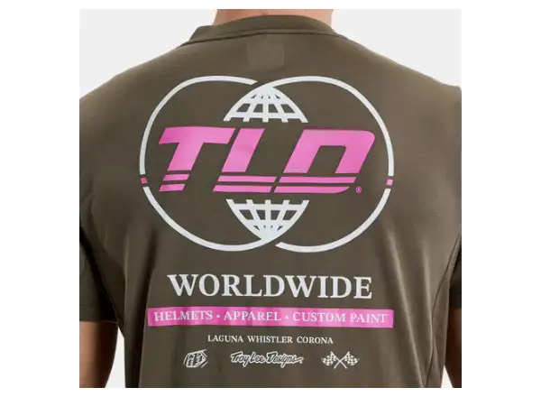 Troy Lee Designs Skyline Ride Tee pánský dres krátký rukáv Worldwide Caper