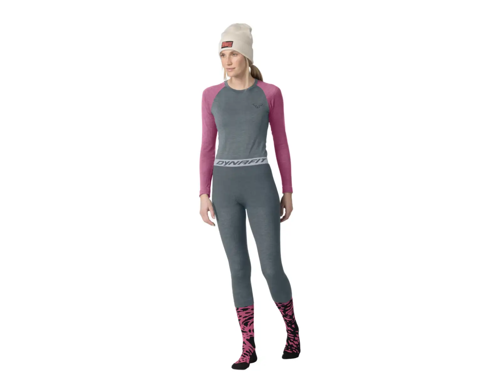 Dynafit Tour Light Merino dámské tričko dlouhý rukáv Magenta