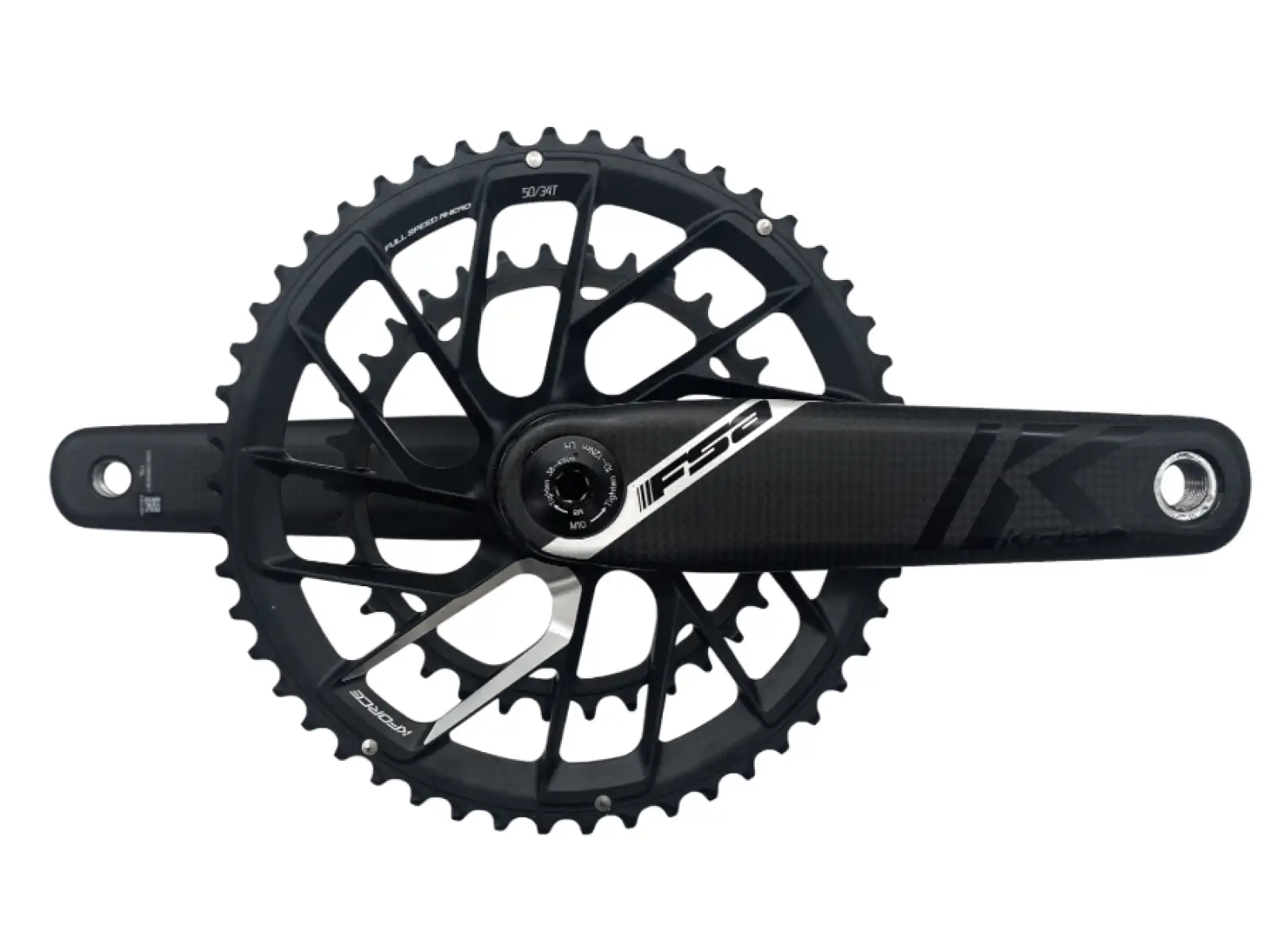 FSA K-Force Team Edition silniční kliky 170 mm s převodníky 50x34 zubů